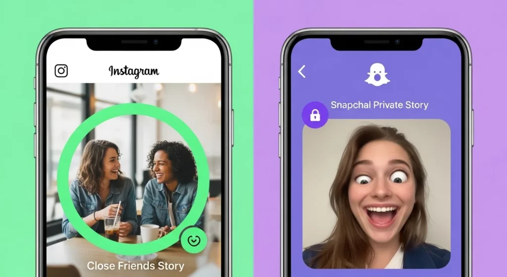 CFS vs. Other Social Media Private Story Features