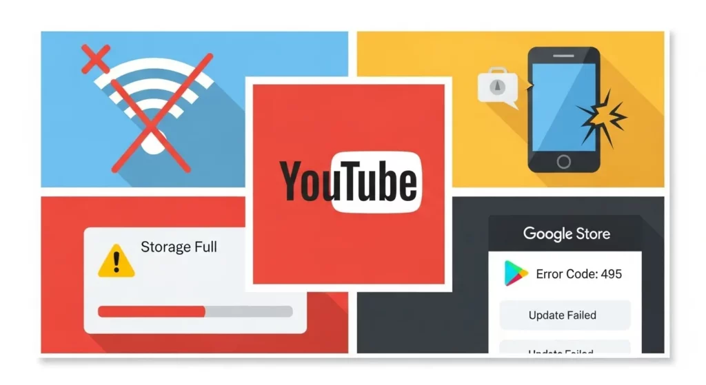 Common Reasons Why the YouTube App Is Not Updating