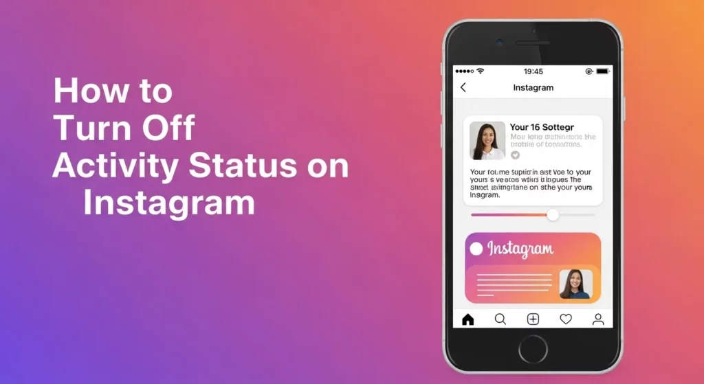 How to Turn Off Activity Status