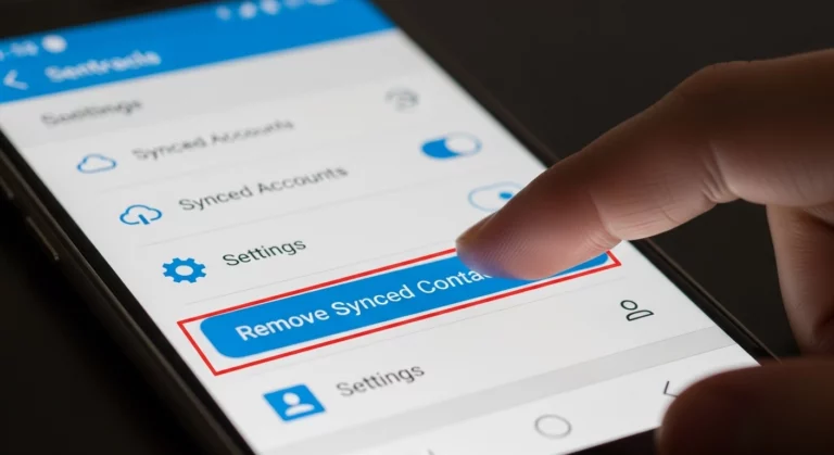 Remove Synced Contacts on Android