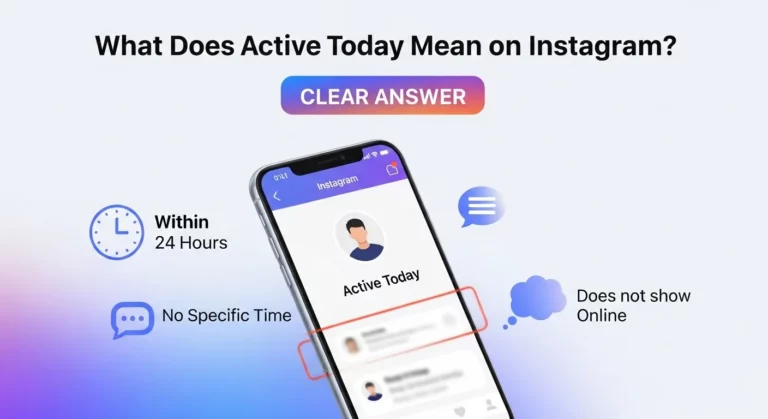 What Does Active Today Mean on Instagram Clear Answer