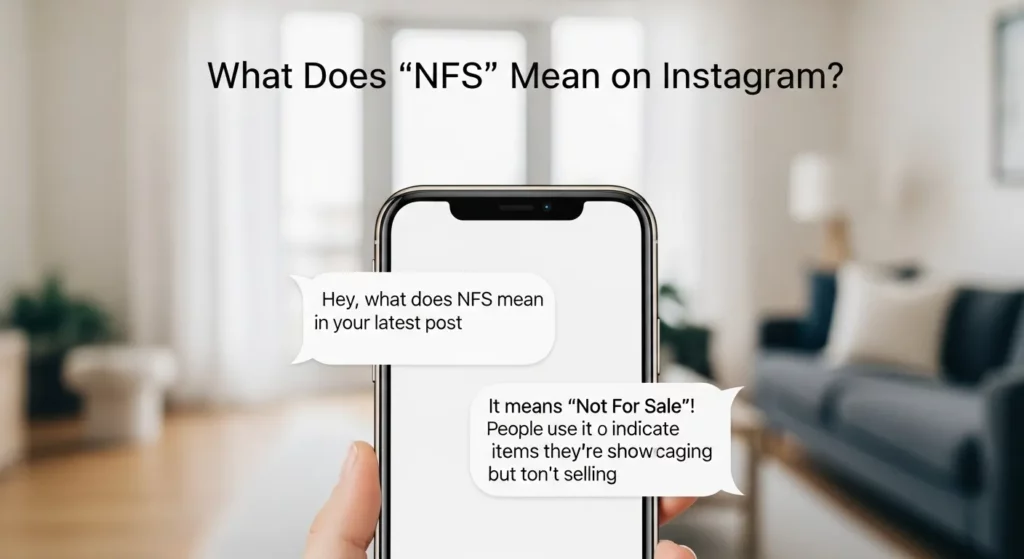 What Does “NFS” Mean on Instagram