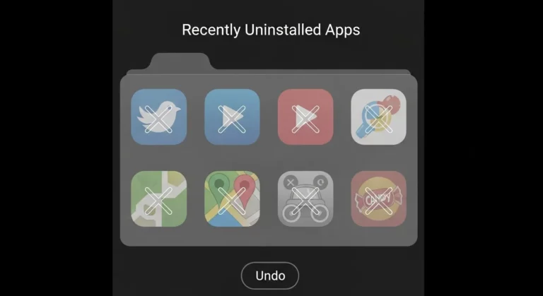 Recently Uninstalled (aka Deleted) Apps