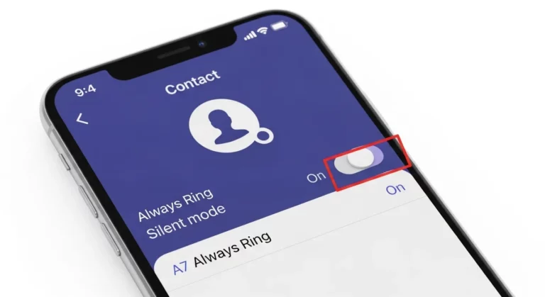 Set A Contact to Always Ring On Silent