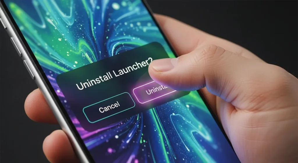 Uninstall Any Android Launcher