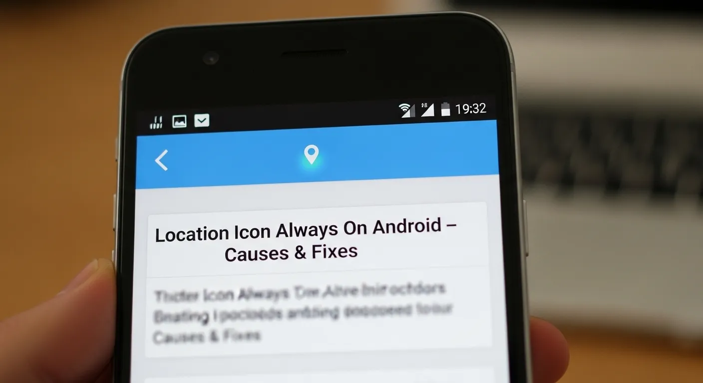 location icon always on android
