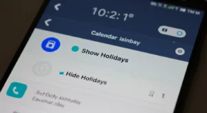 Show or Hide Holidays on Calendar on Samsung